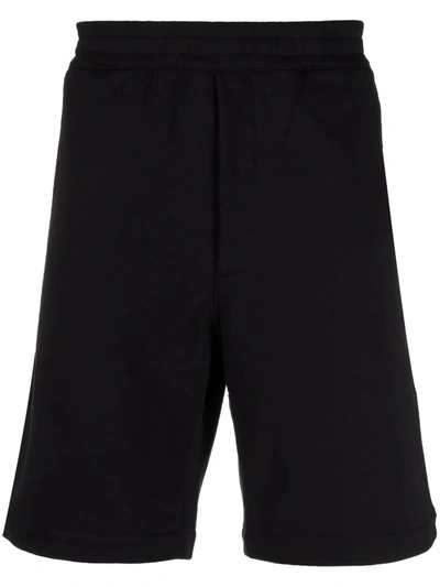 Shop Alexander Mcqueen Side Zip-detail Shorts In Black