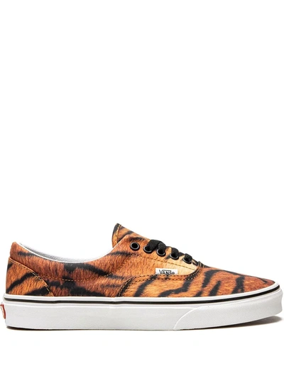 Shop Vans Era "tiger" Sneakers In Orange