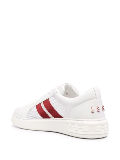 Shop Bally Melys Low-top Sneakers In White