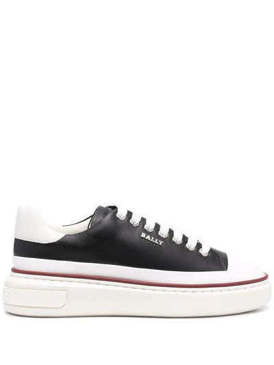 Shop Bally Maily Low-top Sneakers In Black