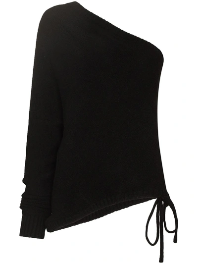 Rta Athena One-shoulder Top In Schwarz