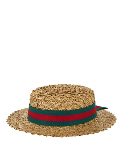 Shop Gucci Kids Marrone Cappello