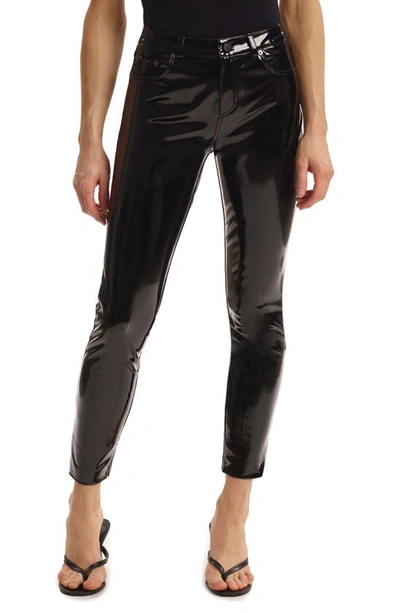 Commando Faux Patent Leather Pants In Black