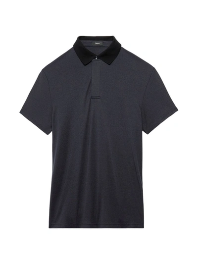 Shop Theory Men's Kayser Polo Shirt In Basalt