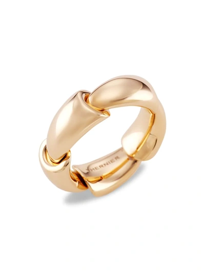 Shop Vhernier Women's Calla 18k Rose Gold Ring