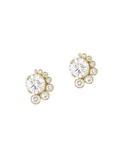 Shop Sophie Bille Brahe Women's Celestine 18k Yellow Gold & Diamond Single Right Earring