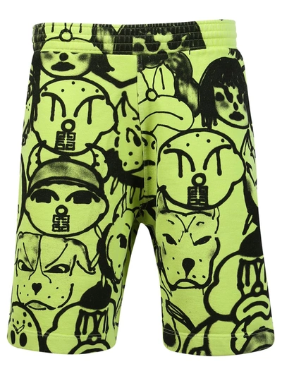 Shop Givenchy X Chito Allover Family Boxing Fit Shorts Fluorescent Yellow