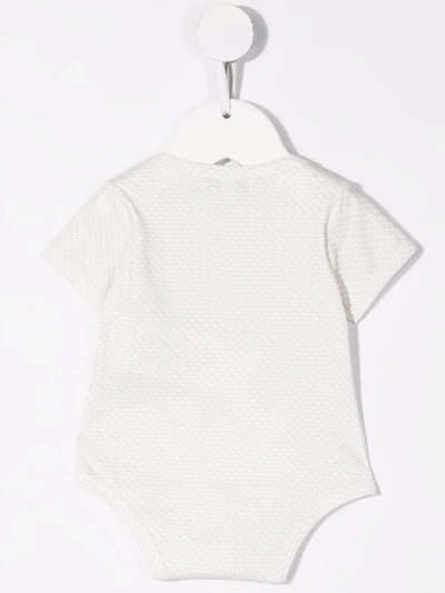 Emporio Armani Logo-print Cotton Set-of-two Bodies In Neutrals