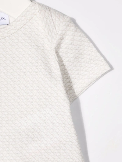 Emporio Armani Logo-print Cotton Set-of-two Bodies In Neutrals