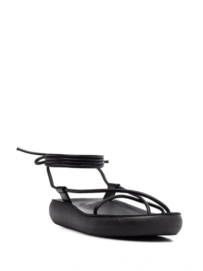 Shop Ancient Greek Sandals Diakopes Comfort Sandals In Black