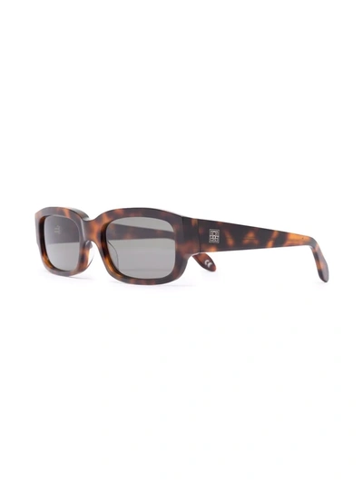 Shop Totême The Regulars Square-frame Sunglasses In Brown