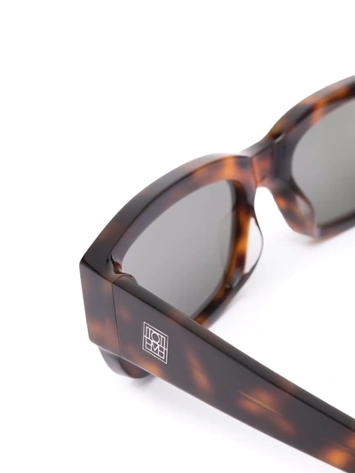 Shop Totême The Regulars Square-frame Sunglasses In Brown