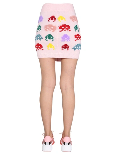 Shop Stella Mccartney "game On" Inlay Skirt In Multicolour