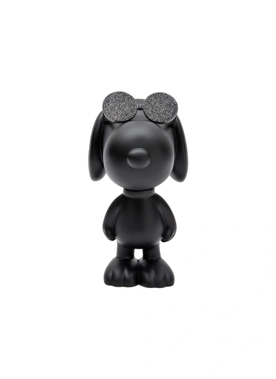 Shop Leblon Delienne Snoopy Sun Sculpture - Matt Black & Black Glitter
