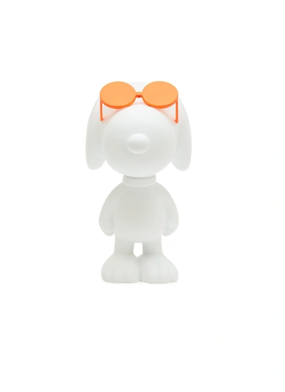 Shop Leblon Delienne Snoopy Sun Sculpture - Matt White / Matt Neon Orange / Glossy Black
