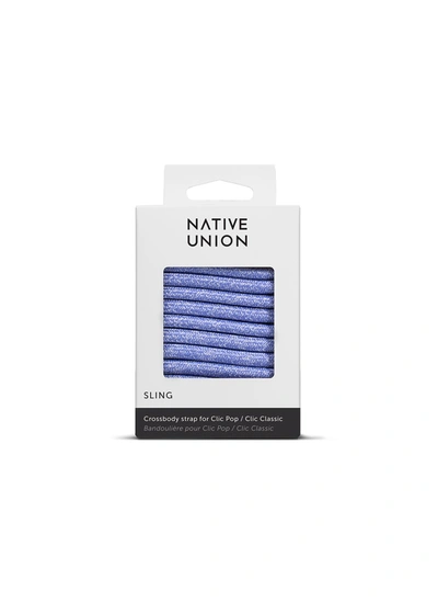 Shop Native Union Nylon Sling Phone Case Crossbody Strap - Lilac