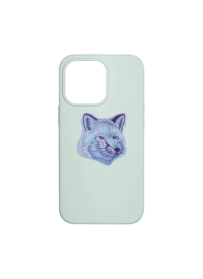 Shop Native Union X Maison Kitsuné Winter Purple Fox Badge Iphone 13 Pro Max Case - Mint