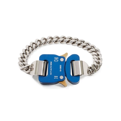Shop Alyx 1017  9sm  Classic Chainlink Bracelet In Blue