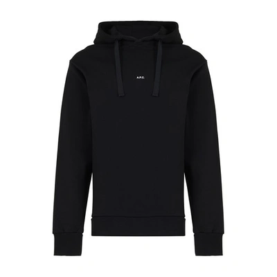 Shop A.p.c. Larry Hoodie In Black