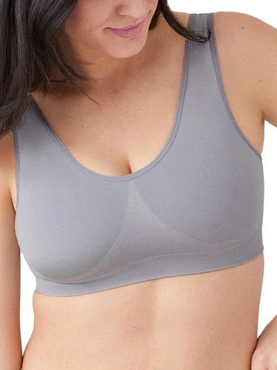 Shop Wacoal B-smooth Bralette In Silver Sconce