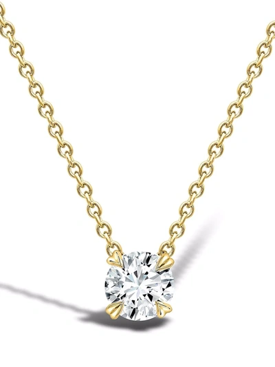 Shop Pragnell 18kt Yellow Gold Windsor Diamond Pendant Necklace