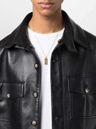 Missoma Mens Gold 18ct Yellow-gold Vermeil Sterling-silver And Dalmatian Chain Necklace In Gold