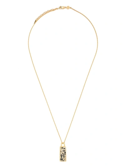 Missoma Mens Gold 18ct Yellow-gold Vermeil Sterling-silver And Dalmatian Chain Necklace In Gold