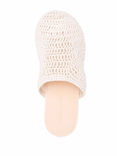 Magda Butrym Crochet Closed Clog In White