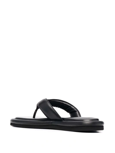 Shop Gia Borghini Gia 5 Thong Sandals In Black