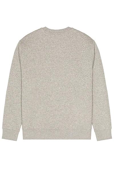 Nike Nsw Club Crew In Dark Grey Heather & White