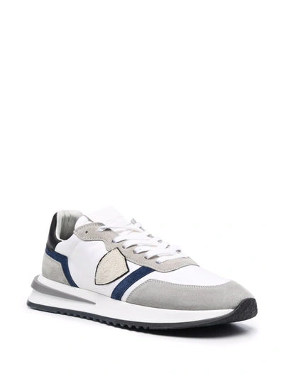 Shop Philippe Model Paris Tropez 2.1 Lace-up Sneakers In Weiss