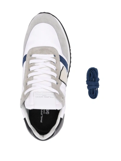 Shop Philippe Model Paris Tropez 2.1 Lace-up Sneakers In Weiss