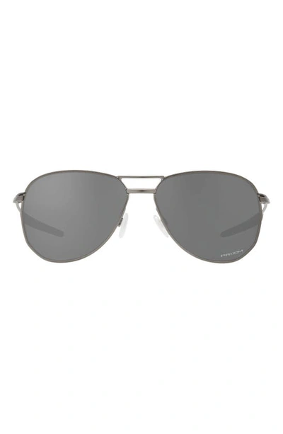 Shop Oakley 57mm Pilot Sunglasses In Matte Gunmetal/ Prizm Black