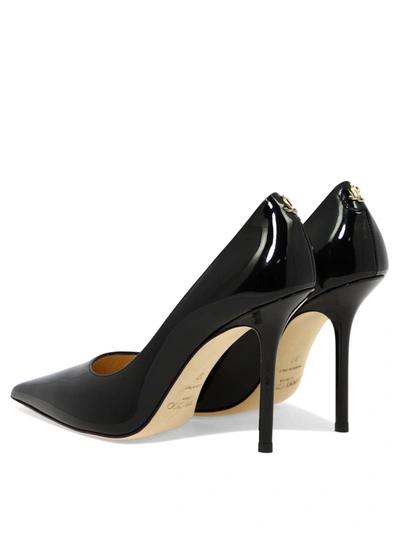 Shop Jimmy Choo "love 100" Pumps In Black  