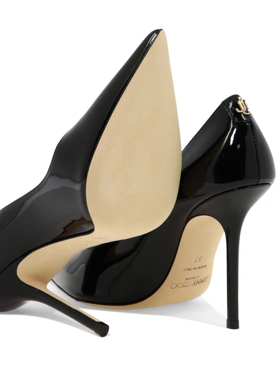 Shop Jimmy Choo "love 100" Pumps In Black  