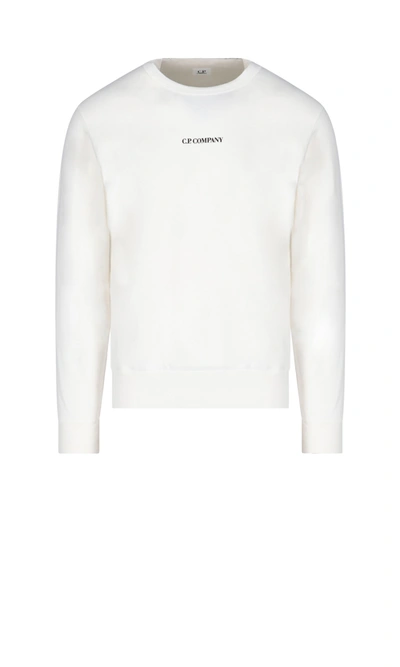 Shop C.p. Company 'light Fleece' Logo Sweatshirt
