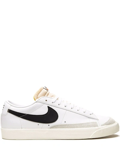 Nike Blazer Low '77 Vintage "white/black" Sneakers In White