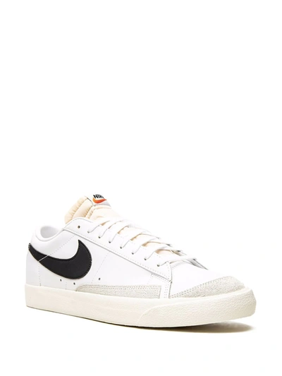 Nike Blazer Low '77 Vintage "white/black" Sneakers In White