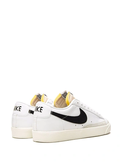 Nike Blazer Low '77 Vintage "white/black" Sneakers In White