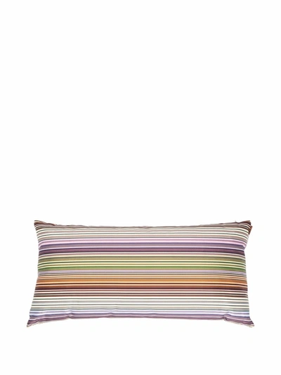 Missoni Striped Rectangular Cushion In Grün