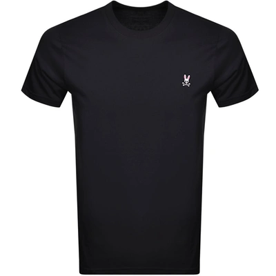 Psycho Bunny Classic Crew Neck T Shirt Navy In Navy