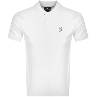 Psycho Bunny Westhorpe Short Sleeve Pique Polo In White