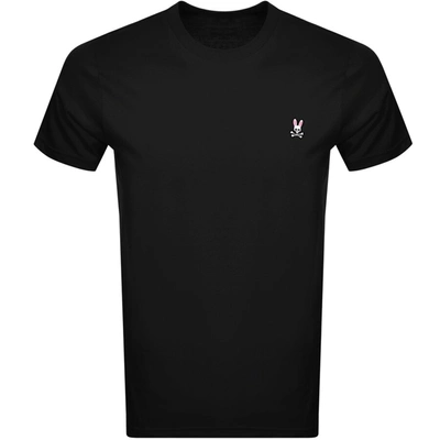 Psycho Bunny Classic Crew Neck T Shirt Black In Black