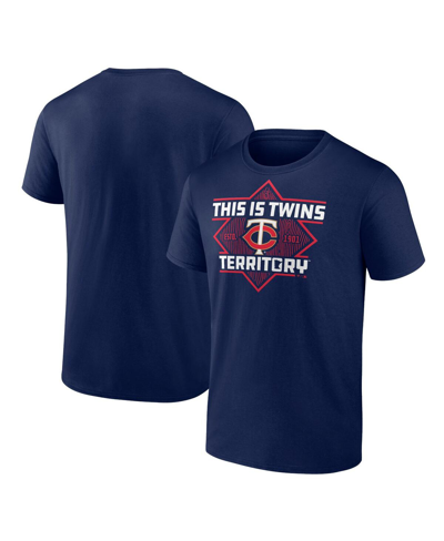 Shop Fanatics Men's  Navy Minnesota Twins Hometown Collection Territory T-shirt