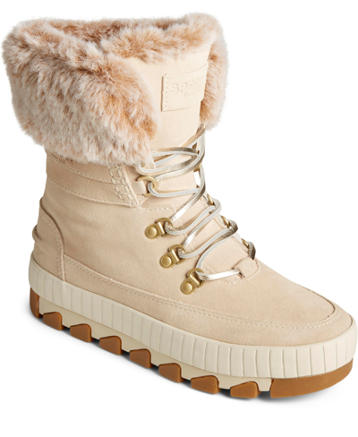 Shop Sperry Women's Torrent Lace-up Winter Boot Women's Shoes In Ivory