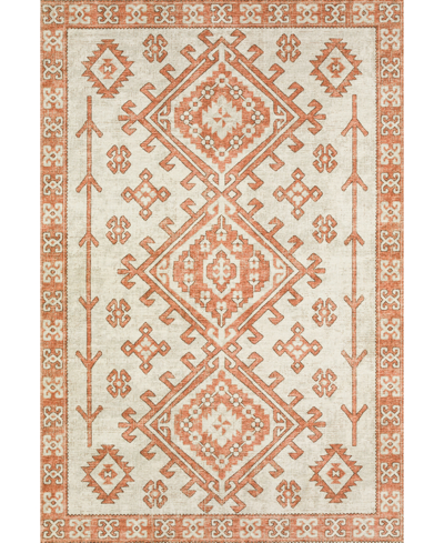 D Style Brisbane Washable Br2 5' X 7'6" Area Rug In Ivory