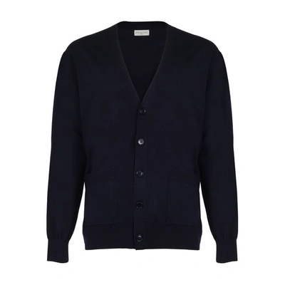 Shop Dries Van Noten Jeroen Cardigan In Navy