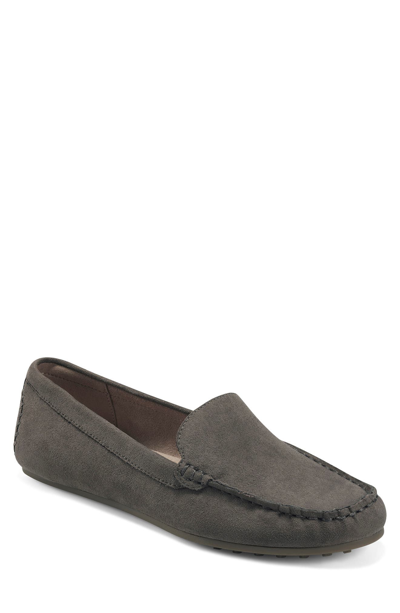 Shop Aerosoles Over Drive Moc Toe Loafer In Taupe Fab Suede
