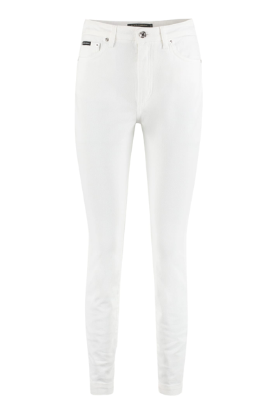 Shop Dolce & Gabbana Audrey Jeans In White