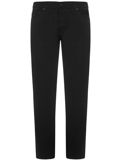 Shop Saint Laurent Etienne Jeans In Black